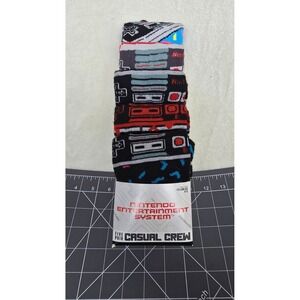 Nintendo NES Bioworld Casual Crew Socks 5 Pair Pack Retro Gaming Mens Size 8-12